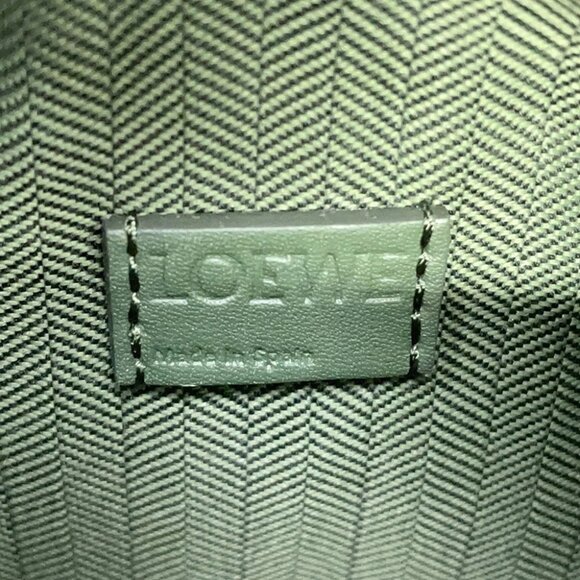 LOEWE Puzzle bag Size Mini Leather Khaki - Picture 14 of 15